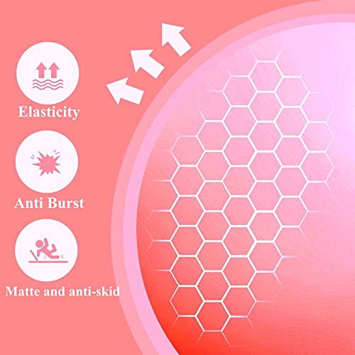 BATDIYOW 2 PCS Exercise Balls Kit with Hand Pump Mini Small Yoga Ball 8 inch for Yoga Pilates Body Balance - Image 4